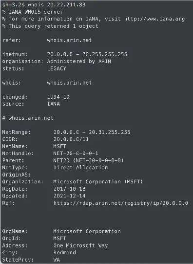 Microsoft Sandbox IP (Πηγή - Mazin Ahmed)